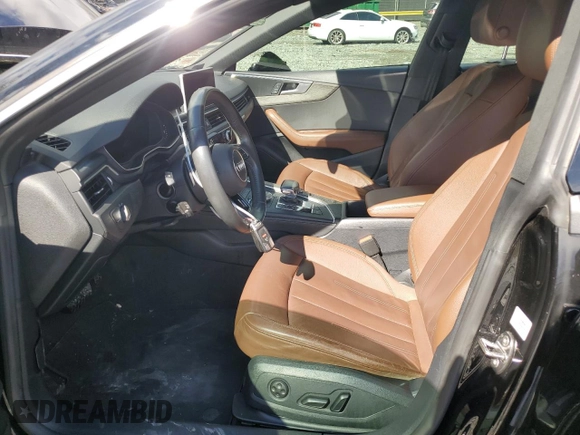 2019 Audi A5 Sportback Premium Plus with VIN WAUBNCF55KA057836, listed as a Copart auction lot 49594144 with 48,259 mi miles and . Bid and sale history available at DreamBid. Image 7.