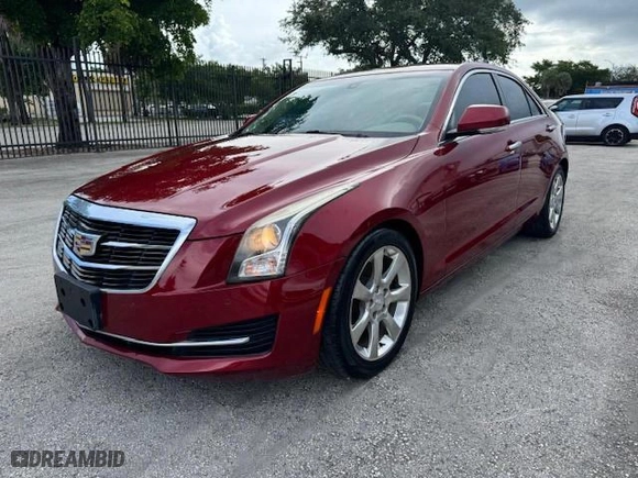 2016 Cadillac ATS Sedan Luxury Collection RWD with VIN 1G6AB5RS4G0100258, listed as a Copart auction lot 78107404 with 88,711 mi miles and Salvage Title. Bid and sale history available at carsss.com. Image 1.