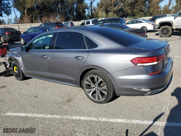 2021 Volkswagen Passat 2.0T SE with VIN 1VWSA7A39MC017324, listed as a Copart auction lot 46186355 with 39,885 mi miles and Salvage Title. Bid and sale history available at carsss.com. Image 2.