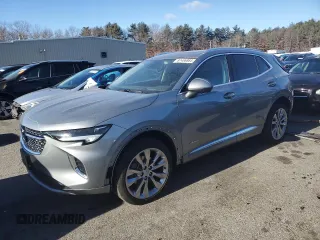 2023 Buick Envision Avenir with VIN LRBFZSR48PD157262, listed as a Copart auction lot 87466864 with 10,102 mi miles and Salvage Title. Bid and sale history available at carsss.com. Image 1.