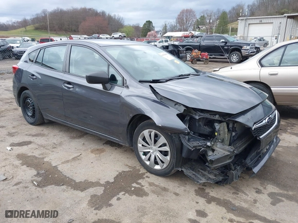 2019 Subaru Impreza with VIN 4S3GTAA60K3758517, listed as a IAAI auction lot 41930668 with 39,999 mi miles. Bid and sale history available at carsss.com. Image 1.