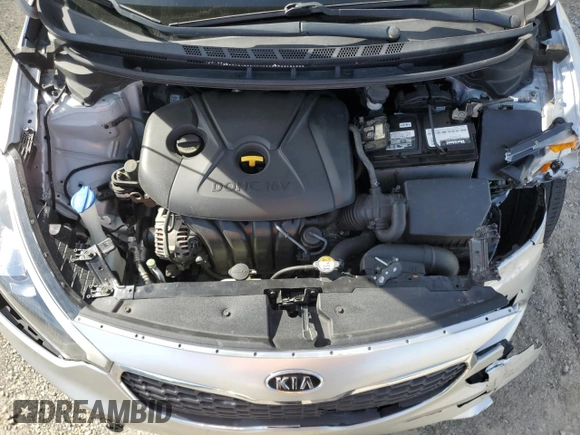 2014 Kia Forte LX with VIN KNAFK4A6XE5056016, listed as a Copart auction lot 47137775 with 128,742 mi miles and Salvage Title. Bid and sale history available at carsss.com. Image 11.