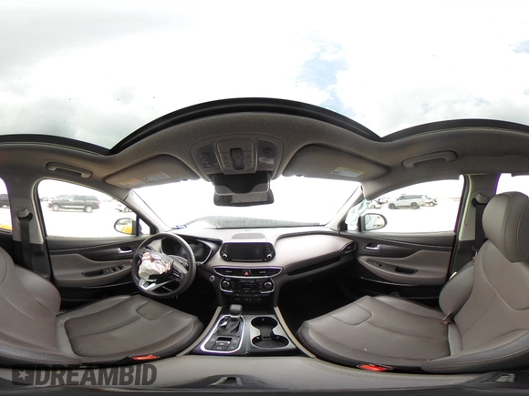 2019 Hyundai Santa Fe Limited with VIN 5NMS53AD5KH116648, listed as a Copart auction lot 47574365 with 47,281 mi miles and Salvage Title. Bid and sale history available at carsss.com. Image 14.