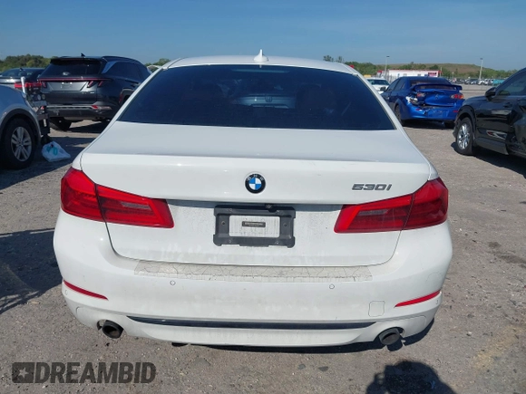 2018 BMW 5 Series 530i with VIN WBAJA5C57JWA35784, listed as a IAAI auction lot 41889468 with 68,471 mi miles and . Bid and sale history available at DreamBid. Image 16.