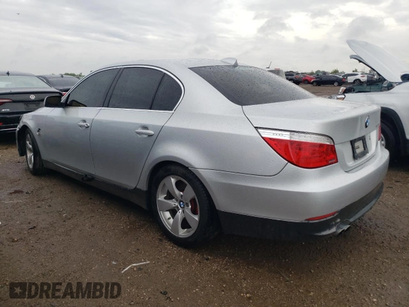 2008 BMW 5 Series 528i with VIN WBANU53518C113414, listed as a Copart auction lot 57770515 with 241,694 mi miles and Salvage title. Bid and sale history available at DreamBid. Image 2.