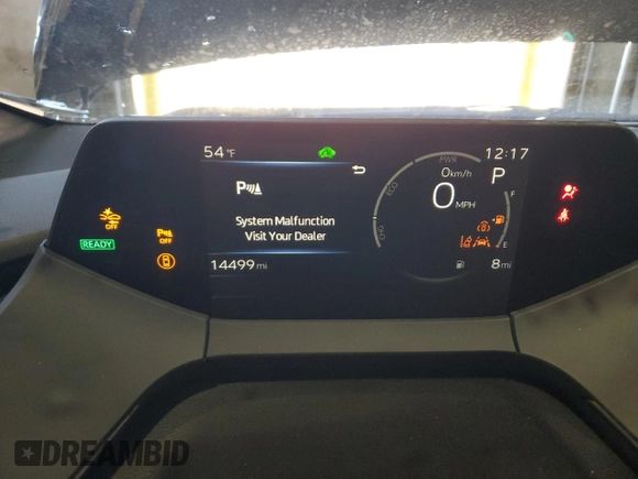 2024 Toyota Prius LE with VIN JTDACAAU7R3028649, listed as a Copart auction lot 53716455 with 14,499 mi miles and Salvage title. Bid and sale history available at DreamBid. Image 9.