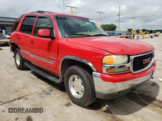 2000 GMC Yukon SLT with VIN 1GKEK13T6YJ107091, listed as a Copart auction lot 60345384 with 153,598 mi miles and Salvage Title. Bid and sale history available at carsss.com. Image 4.