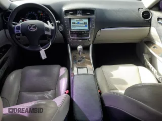 2012 Lexus IS 250 with VIN JTHCF5C29C5056580, listed as a Copart auction lot 47550255 with 116,140 mi miles and Salvage Title. Bid and sale history available at DreamBid. Image 8.