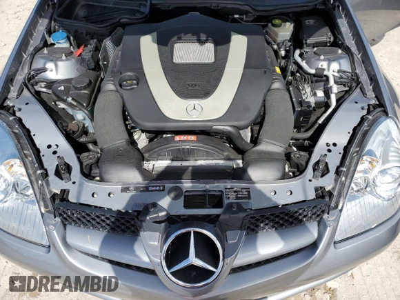 2009 Mercedes-Benz SLK-Class 3.0L with VIN WDBWK54F69F195983, listed as a Copart auction lot 75302124 with 0 mi miles and Salvage Title. Bid and sale history available at carsss.com. Image 11.