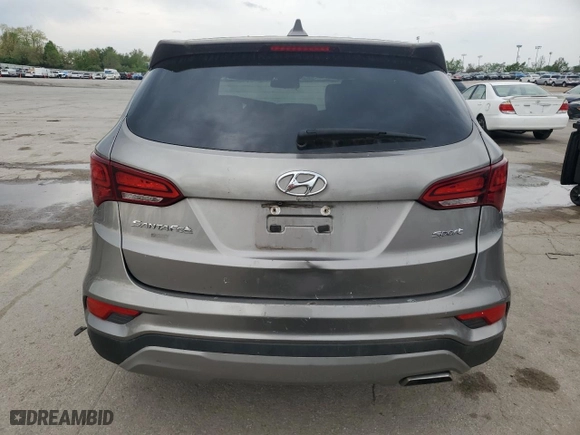 2017 Hyundai Santa Fe Sport 2.4L with VIN 5NMZT3LB7HH043999, listed as a Copart auction lot 53559235 with 119,595 mi miles and Clean Title. Bid and sale history available at carsss.com. Image 6.
