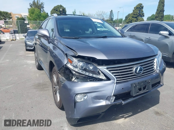 2014 Lexus RX 350 with VIN JTJZK1BA2E2013662, listed as a IAAI auction lot 41920466 with 106,509 mi miles. Bid and sale history available at carsss.com. Image 1.