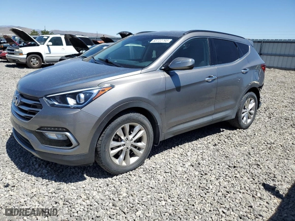 2018 Hyundai Santa Fe Sport Limited with VIN 5XYZUDLA9JG515047, listed as a Copart auction lot 63722793 with 25,022 mi miles. Bid and sale history available at carsss.com. Image 1.
