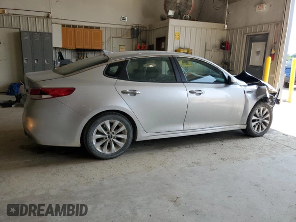 2016 Kia Optima LX with VIN 5XXGT4L35GG035838, listed as a Copart auction lot 59261495 with 128,848 mi miles and Salvage title. Bid and sale history available at DreamBid. Image 3.
