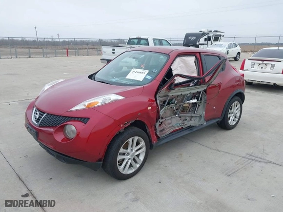 2012 Nissan Juke SL with VIN JN8AF5MR9CT106401, listed as a IAAI auction lot 41416855 with 231,138 mi miles. Bid and sale history available at carsss.com. Image 4.