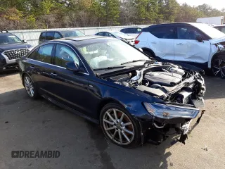 2017 Audi A6 Premium Plus with VIN WAUG8AFC8HN060280, listed as a Copart auction lot 71798632 with 0 mi miles. Bid and sale history available at carsss.com. Image 4.