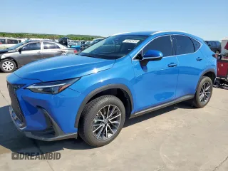2023 Lexus NX 250 z VIN 2T2ADCAZ8PC004347, wystawiony jako Copart lot #52045725 z przebiegiem 38 242 mil mil oraz Szkoda całkowita • Salvage title. Historia ofert i sprzedaży dostępna na DreamBid. Obrazek 1.