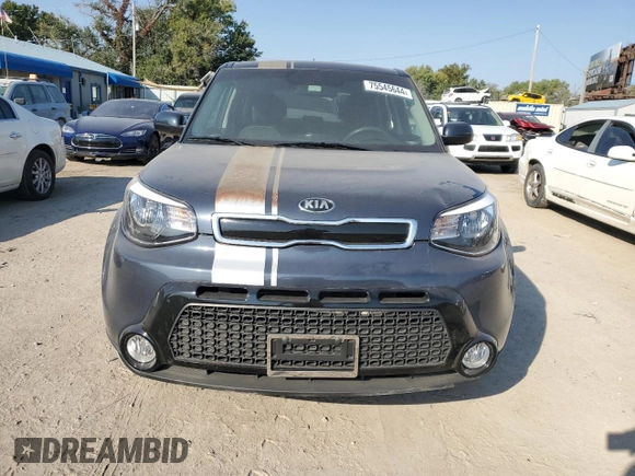 2016 Kia Soul + with VIN KNDJP3A55G7369904, listed as a Copart auction lot 75545644 with 58,224 mi miles and Salvage Title. Bid and sale history available at carsss.com. Image 5.