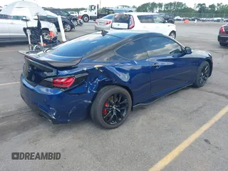 2015 Hyundai Genesis Coupe 3.8L Base with VIN KMHHU6KJ2FU123585, listed as a IAAI auction lot 42437976 with 88,121 mi miles and . Bid and sale history available at DreamBid. Image 4.