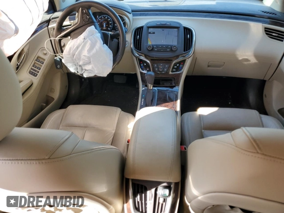 2015 Buick LaCrosse Leather with VIN 1G4GB5G31FF225549, listed as a Copart auction lot 44574225 with 47,127 mi miles and Salvage Title. Bid and sale history available at DreamBid. Image 8.