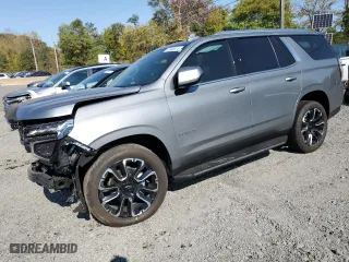 2023 Chevrolet Tahoe LS with VIN 1GNSKMKD3PR392348, listed as a Copart auction lot 75986914 with 8,890 mi miles and Salvage Title. Bid and sale history available at carsss.com. Image 1.