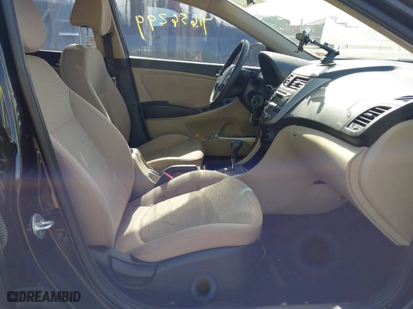2017 Hyundai Accent SE with VIN KMHCT4AE1HU386384, listed as a IAAI auction lot 41656299 with 121,336 mi miles. Bid and sale history available at carsss.com. Image 5.