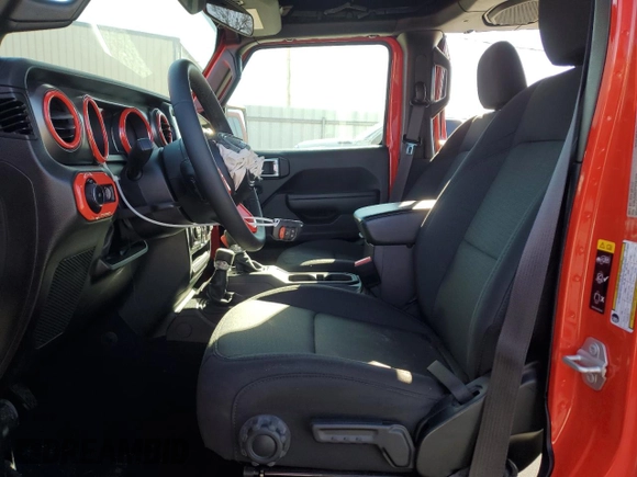2023 Jeep Wrangler Sport S with VIN 1C4HJXDG2PW681026, listed as a Copart auction lot 46179805 with 13,133 mi miles and Salvage Title. Bid and sale history available at DreamBid. Image 7.