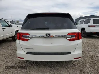 2018 Honda Odyssey EX-L with VIN 5FNRL6H71JB059936, listed as a Copart auction lot 53403635 with 94,745 mi miles and Salvage Title. Bid and sale history available at DreamBid. Image 6.