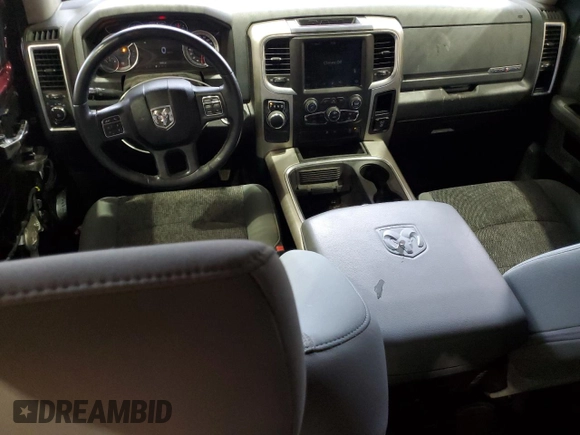 2019 Ram 1500 Classic Lone Star with VIN 1C6RR6LT4KS525941, listed as a Copart auction lot 43277875 with 59,586 mi miles and Salvage Title. Bid and sale history available at carsss.com. Image 8.