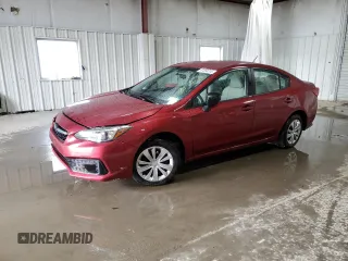 2021 Subaru Impreza with VIN 4S3GKAB66M3606018, listed as a Copart auction lot 87584315 with 19,985 mi miles and Salvage Title. Bid and sale history available at carsss.com. Image 1.