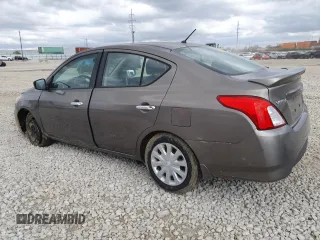 2015 Nissan Versa SV with VIN 3N1CN7AP8FL801258, listed as a Copart auction lot 52876905 with 89,724 mi miles and Salvage Title. Bid and sale history available at carsss.com. Image 2.