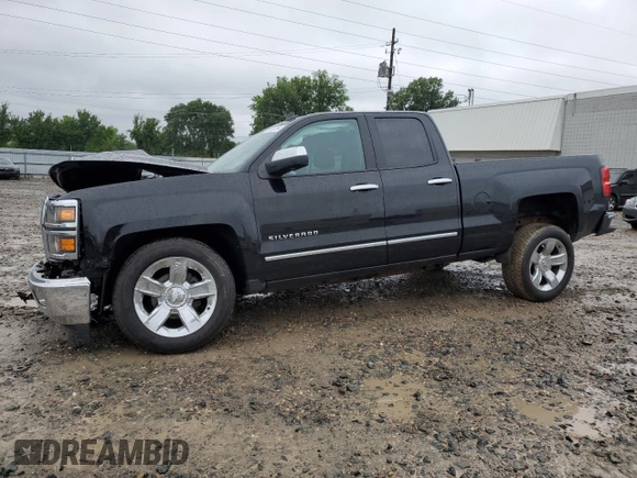2014 Chevrolet Silverado 1500 LTZ with VIN 1GCVKSEJ7EZ319699, listed as a Copart auction lot 66067564 with 44,786 mi miles and Salvage Title. Bid and sale history available at DreamBid. Image 1.