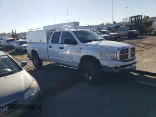 2008 Dodge 2500 SLT with VIN 3D7KS28A38G196251, listed as a Copart auction lot 81041614 with 128,796 mi miles and Salvage title. Bid and sale history available at DreamBid. Image 4.