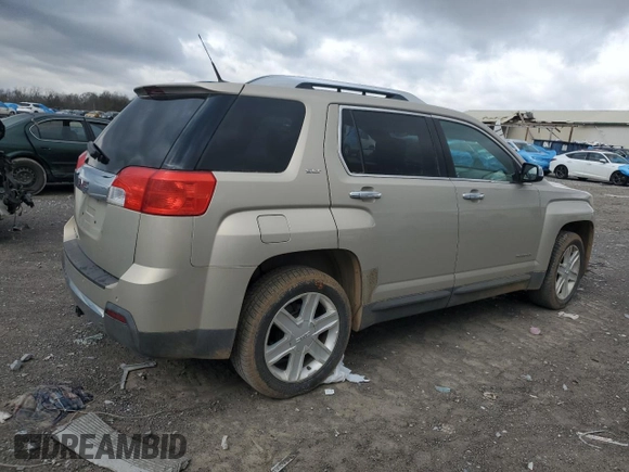 2010 GMC Terrain SLT-2 with VIN 2CTALHEW2A6325771, listed as a Copart auction lot 47830335 with 191,151 mi miles and Clean Title. Bid and sale history available at carsss.com. Image 3.