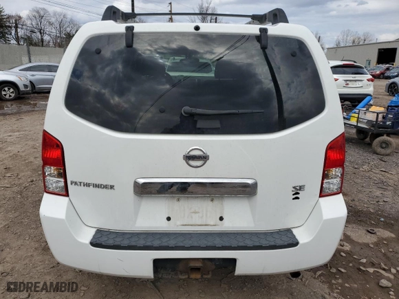 2005 Nissan Pathfinder LE with VIN 5N1AR18WX5C784262, listed as a Copart auction lot 50751655 with 171,796 mi miles and Salvage Title. Bid and sale history available at carsss.com. Image 6.
