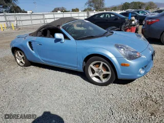 2005 Toyota MR2 Spyder with VIN JTDFR320050071589, listed as a Copart auction lot 46718185 with 138,868 mi miles and Clean Title. Bid and sale history available at carsss.com. Image 4.