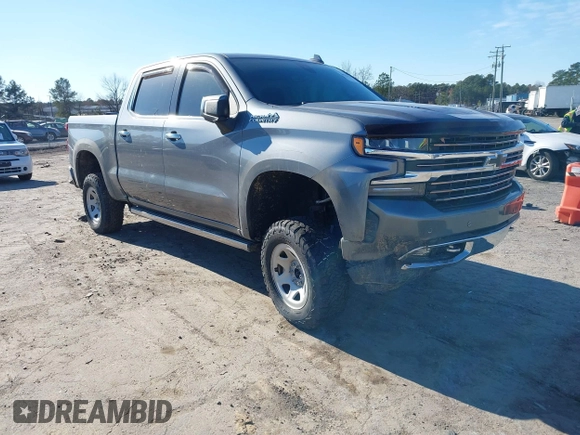 2019 Chevrolet Silverado 1500 High Country with VIN 1GCUYHEL5KZ389650, listed as a IAAI auction lot 40951587 with 60,810 mi miles. Bid and sale history available at carsss.com. Image 1.