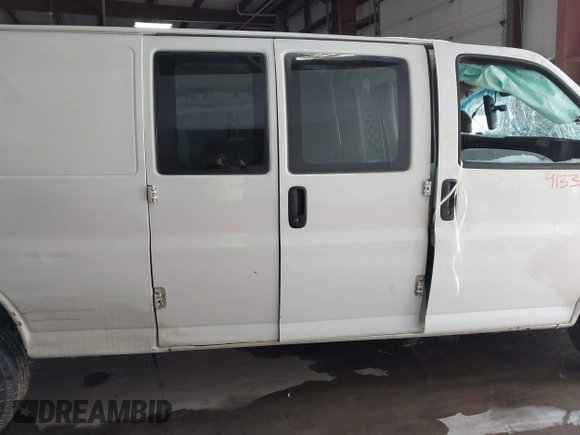 2016 Chevrolet Express Cargo Van with VIN 1GCWGBFF9G1176398, listed as a IAAI auction lot 41338842 with 329,520 mi miles. Bid and sale history available at carsss.com. Image 13.
