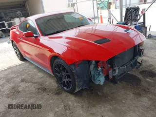 2019 Ford Mustang EcoBoost with VIN 1FA6P8TH9K5134989, listed as a IAAI auction lot 42308232 with 87,138 mi miles and . Bid and sale history available at DreamBid. Image 1.