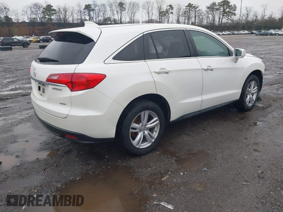 2015 Acura RDX Tech Pkg with VIN 5J8TB4H57FL021547, listed as a IAAI auction lot 41978867 with 104,719 mi miles. Bid and sale history available at carsss.com. Image 4.