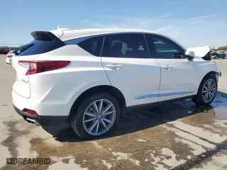 2023 Acura RDX w/Technology Package with VIN 5J8TC1H58PL003832, listed as a Copart auction lot 77990164 with 27,556 mi miles and Salvage Title. Bid and sale history available at carsss.com. Image 3.