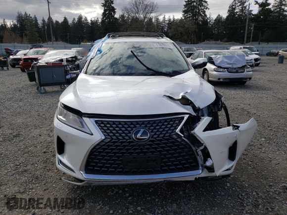 2022 Lexus RX with VIN 2T2HZMDA7NC317656, listed as a Copart auction lot 51829925 with 24,489 mi miles and Salvage Title. Bid and sale history available at carsss.com. Image 5.