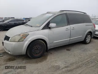 2006 Nissan Quest S Special Edition with VIN 5N1BV28U86N109116, listed as a Copart auction lot 87020784 with 0 mi miles and Salvage Title. Bid and sale history available at carsss.com. Image 1.