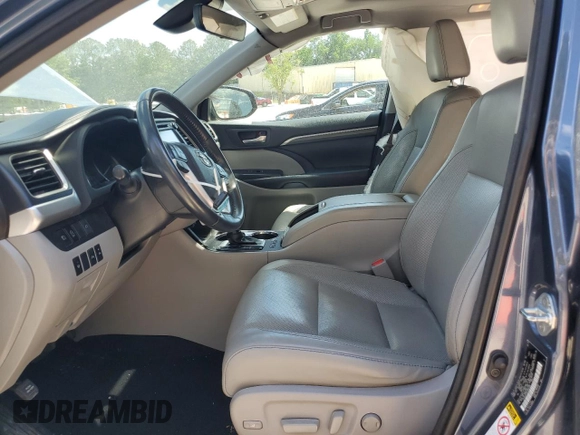 2018 Toyota Highlander Limited with VIN 5TDDZRFH9JS864309, listed as a Copart auction lot 58119095 with 82,617 mi miles and Salvage title. Bid and sale history available at DreamBid. Image 7.