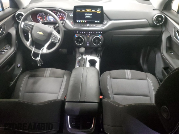 2025 Chevrolet Blazer LT with VIN 3GNKBHR45SS107121, listed as a Copart auction lot 53130305 with 1,401 mi miles and Salvage title. Bid and sale history available at DreamBid. Image 8.