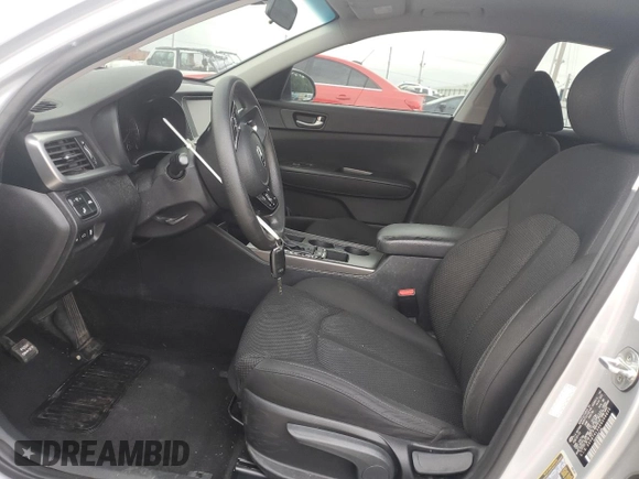 2019 Kia Optima LX with VIN 5XXGT4L34KG348839, listed as a Copart auction lot 59387725 with 122,386 mi miles and Salvage title. Bid and sale history available at DreamBid. Image 7.