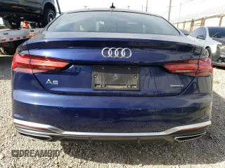 2021 Audi A5 Sportback S line Premium Plus with VIN WAUFACF54MA055379, listed as a Copart auction lot 46419334 with 25,133 mi miles. Bid and sale history available at carsss.com. Image 6.