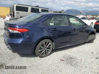 2020 Toyota Corolla SE with VIN JTDS4RCE3LJ006298, listed as a Copart auction lot 50997415 with 74,952 mi miles and Salvage Title. Bid and sale history available at carsss.com. Image 3.