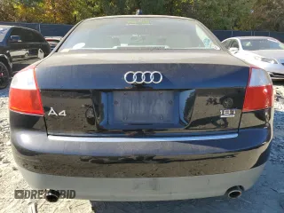 2004 Audi A4 1.8T with VIN WAULC68E84A080488, listed as a Copart auction lot 76735874 with 0 mi miles and Salvage Title. Bid and sale history available at carsss.com. Image 6.