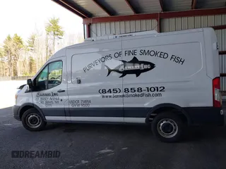 2021 Ford Transit Cargo with VIN 1FTBR1C86MKA10399, listed as a IAAI auction lot 42074285 with 55,572 mi miles and . Bid and sale history available at DreamBid. Image 14.