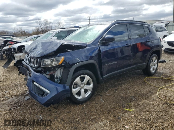 2021 Jeep Compass Altitude z VIN 3C4NJDBB5MT599544, wystawiony jako Copart lot #52992425 z przebiegiem 85 853 mil mil oraz Szkoda całkowita • Salvage title. Historia ofert i sprzedaży dostępna na DreamBid. Obrazek 1.